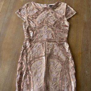 Pink mini formal gown